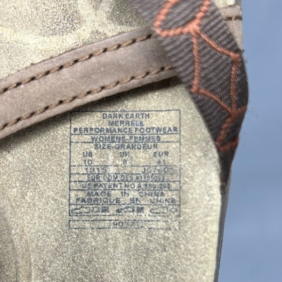 Merrell Jacardia Womens Dark Earth Brown Outdoor Strappy Sandals Size 10 - Picture 13 of 13